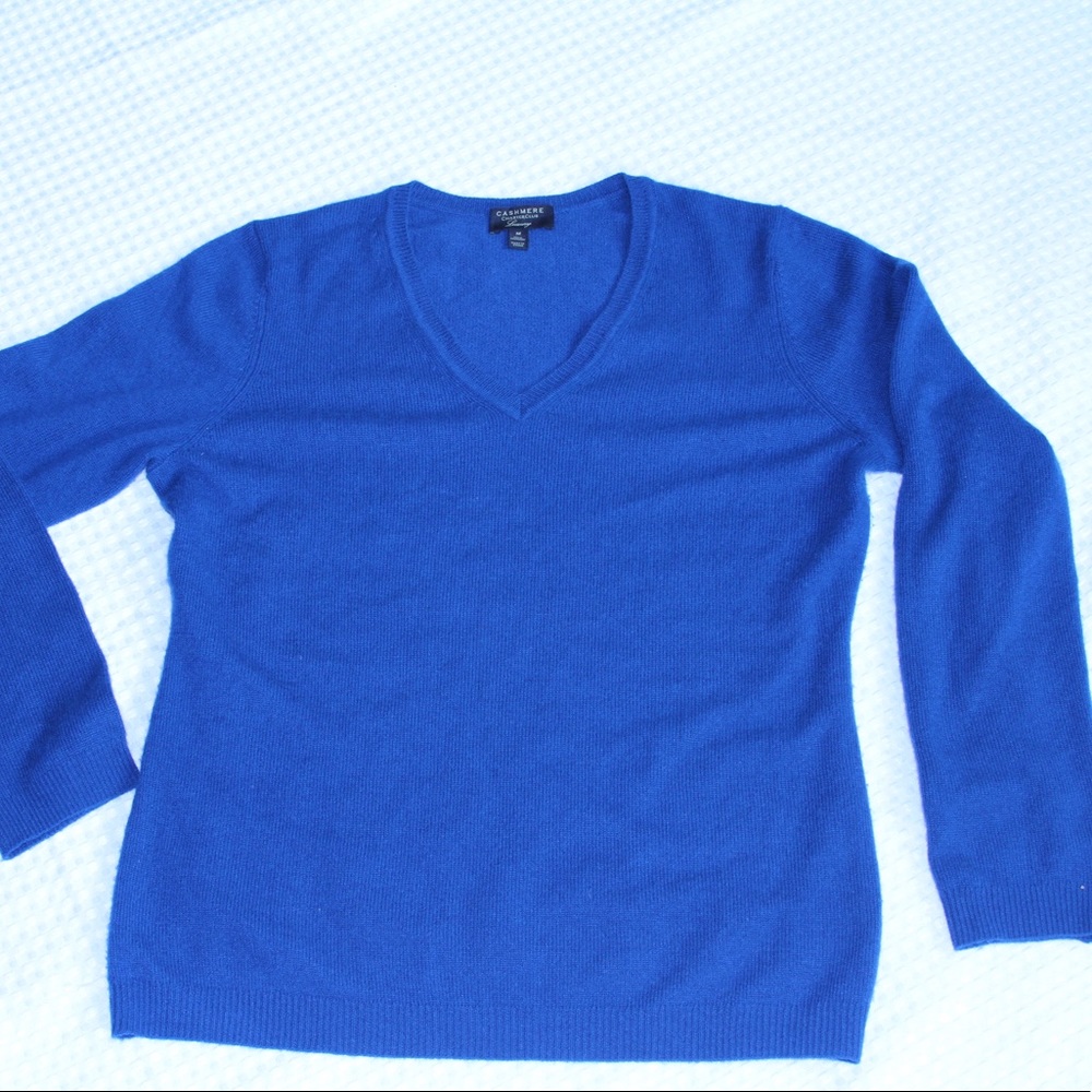 CHARTER CLUB, LUXURY CASHMERE V-NECK